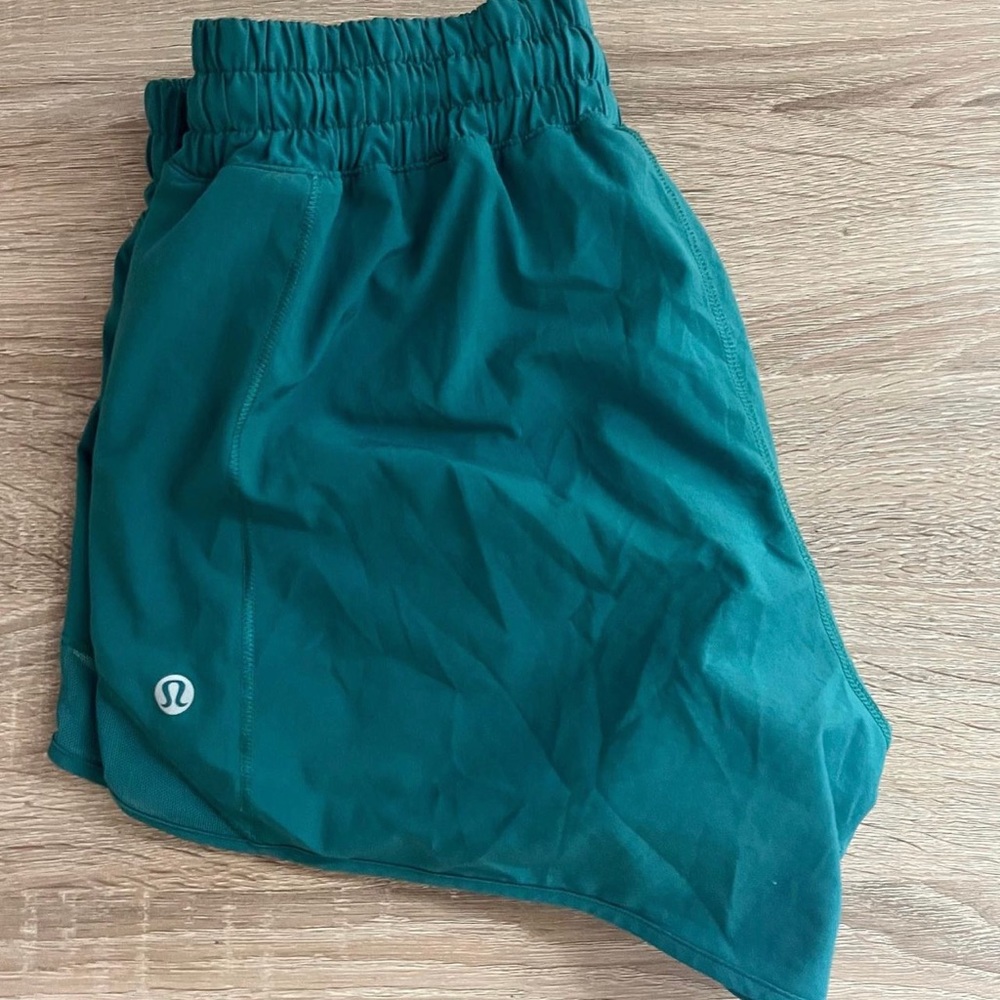 Teal Lagoon lululemon shorts size 6 4”